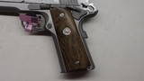 Colt 1911 Gold Cup Lite 38 Super Custom Shop upgrade Turkish Walnut Grips O5073GCL - 6 of 9