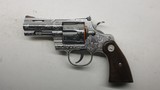 Colt Python Factory Hand Engraved D Level, 357 Mag 3