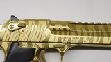 Magnum Research Desert Eagle Gold Tiger Stripe Made in USA 44 Mag - 3 of 13