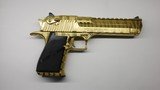 Magnum Research Desert Eagle Gold Tiger Stripe Made in USA 44 Mag - 1 of 13