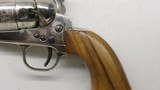 Colt 1860 Army 44 Black Power Italy 1960 Nickel Uberti - 18 of 25