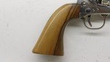 Colt 1860 Army 44 Black Power Italy 1960 Nickel Uberti - 7 of 25