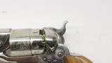 Colt 1860 Army 44 Black Power Italy 1960 Nickel Uberti - 19 of 25