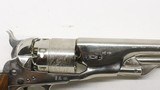 Colt 1860 Army 44 Black Power Italy 1960 Nickel Uberti - 4 of 25