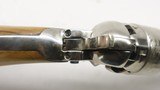 Colt 1860 Army 44 Black Power Italy 1960 Nickel Uberti - 11 of 25
