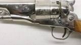 Colt 1860 Army 44 Black Power Italy 1960 Nickel Uberti - 20 of 25