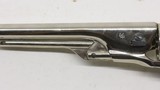 Colt 1860 Army 44 Black Power Italy 1960 Nickel Uberti - 22 of 25