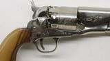 Colt 1860 Army 44 Black Power Italy 1960 Nickel Uberti - 5 of 25