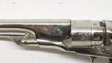 Colt 1860 Army 44 Black Power Italy 1960 Nickel Uberti - 21 of 25