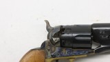 Colt 1860 Army 44 Black Power Shoulder stock Italy 1973 Uberti RAG - 6 of 21