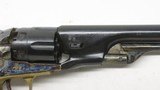 Colt 1860 Army 44 Black Power Shoulder stock Italy 1973 Uberti RAG - 5 of 21