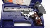 Colt Python Bright Stainless 357 6" Like new in case 1996 - 2 of 21