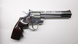 Colt Python Bright Stainless 357 6" Like new in case 1996 - 1 of 21