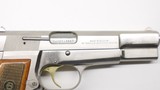 Browning Hi Power Nickel High Belgium 9mm in Factory box 1982 - 4 of 18