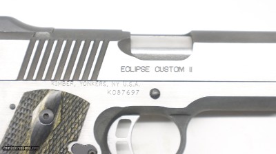 Kimber 1911 Eclipse Custom II 2 45 ACP LINB or NIB - Image 4 of 16