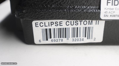 Kimber 1911 Eclipse Custom II 2 45 ACP LINB or NIB - Image 16 of 16