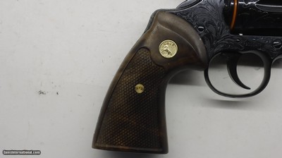 Colt Python Blued Custom Shop C Factory Hand Engraved 6" - Image 7 of 18