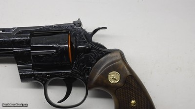 Colt Python Blued Custom Shop C Factory Hand Engraved 6" - Image 14 of 18