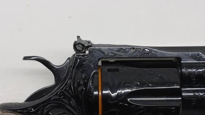 Colt Python Blued Custom Shop C Factory Hand Engraved 6" - Image 4 of 18