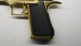 Magnum Research Desert Eagle Gold, NOS Made in Israel 50 AE - 14 of 18
