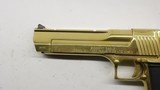 Magnum Research Desert Eagle Gold, NOS Made in Israel 50 AE - 16 of 18