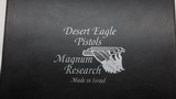 Magnum Research Desert Eagle Black & Gold NOS Made in Israel 50AE - 15 of 15