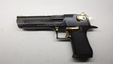 Magnum Research Desert Eagle Black & Gold NOS Made in Israel 50AE - 13 of 15