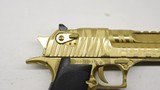 Magnum Research Desert Eagle Gold Tiger Stripe, NOS 50 AE - 3 of 10
