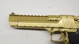 Magnum Research Desert Eagle Gold Tiger Stripe, NOS 50 AE - 7 of 10