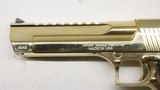 Magnum Research Desert Eagle Polished Gold, NOS, 50 AE - 8 of 12