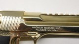 Magnum Research Desert Eagle Polished Gold, NOS, 50 AE - 3 of 12