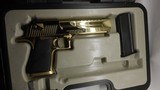 Magnum Research Desert Eagle Polished Gold, NOS, 50 AE - 10 of 12
