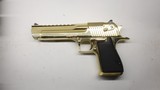 Magnum Research Desert Eagle Polished Gold, NOS, 50 AE - 9 of 12
