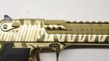 Magnum Research Desert Eagle Gold Tiger Stripe, NOS 50 AE - 3 of 12