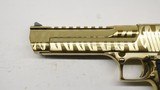 Magnum Research Desert Eagle Gold Tiger Stripe, NOS 50 AE - 8 of 12