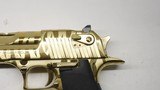 Magnum Research Desert Eagle Gold Tiger Stripe, NOS 50 AE - 7 of 12