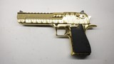 Magnum Research Desert Eagle Gold Tiger Stripe, NOS 50 AE - 9 of 12
