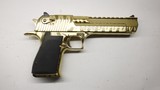 Magnum Research Desert Eagle Gold Tiger Stripe, NOS 50 AE - 1 of 12