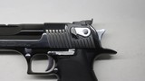 Magnum Research Desert Eagle Black & Silver NOS Israel made, 50AE - 7 of 11