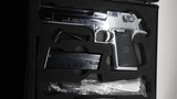 Magnum Research Desert Eagle Chrome, NOS Made in Israel 50AE - 10 of 12