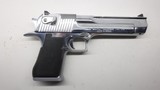 Magnum Research Desert Eagle Chrome, NOS Made in Israel 50AE - 1 of 12