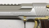 Magnum Research Desert Eagle, NOS, 25th Anniversary 50 AE Coin, Stand, display case - 10 of 16