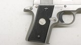 Colt Mustang MK IV Series 80 380 ACP Stainless 1993 clean pistol - 6 of 15