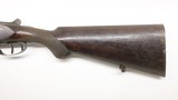 Dumoulin Boxlock Side by Side Belgium 12ga 30