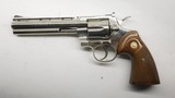 Colt Python Nickel 357 6