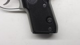 Beretta 21A Inox Bobcat, 22LR, 2 mags, holster, case Like new - 10 of 15