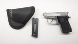 Beretta 21A Inox Bobcat, 22LR, 2 mags, holster, case Like new - 14 of 15