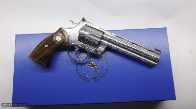 Colt Anaconda Factory Hand Engraved D Level, 44 Mag 6
