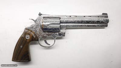 Colt Anaconda Factory Hand Engraved D Level, 44 Mag 6