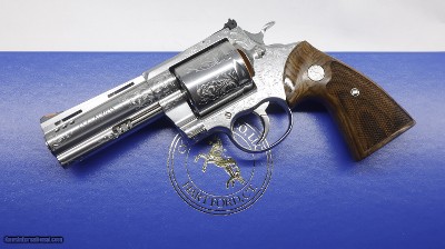 Colt Kodiak Factory Hand Engraved C Expert Level, 44 Mag 4.25
